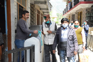 Muncipal corporation kullu distributed senitizer