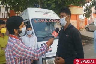 ambulance drivers during lockdown in lucknow