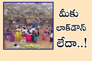 ycp Joinings without follow lockdown at allipuram in visakha