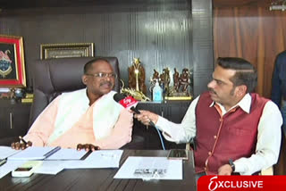 chhattisgarh food minister amarjeet bhagat in etv bharat raipur
