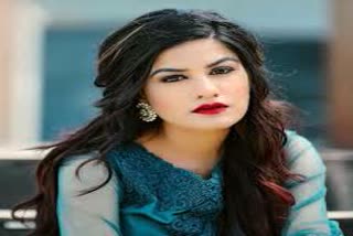 Punjabi Singer Kaur B in isolated