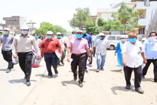 Collector Sharat kumar visit Kamareddy municipality