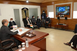 Cm jairam video conference with pm modi