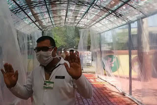 Sanitizer Tunnel made in Ambikapur