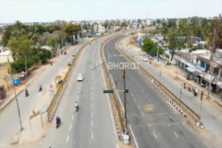 drone camera visuals of Tumkur