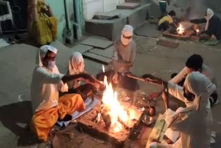 Yagya in Dholpur, कोरोना को लेकर यज्ञ