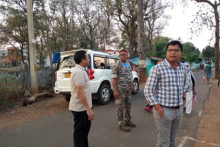 High officials inspected the situation of lockdown in Bijapur