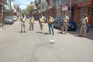 अजमेर में कोरोना वायरस,  ajmer news,  rajasthan news,  Nasirabad news,  coronavirus news,  नसीराबाद थाना पुलिस,  अजमेर में लॉकडाउन, नसीराबाद में कैमरे से निगरानी