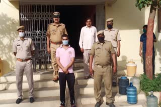 accused of wrong information arrested, बहरोड़ न्यूज