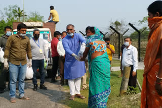 rilef between the people of indo-bangla border in dhubri