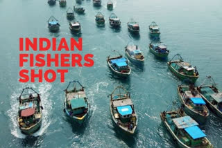 fisherman injured 2 boats off Guj coast Pak soldiers shoot at 2 boats shoot at 2 boats off Guj coast Okha of Devbhumi Dwarka district இந்திய மீனவர்கள் மீது பாகிஸ்தான் துப்பாக்கிச் சூடு மீனவர்கள் மீது பாகிஸ்தான் துப்பாக்கிச் சூடு பாகிஸ்தான் துப்பாக்கிச் சூடு