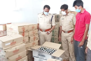 excide officers rides on liquor shops