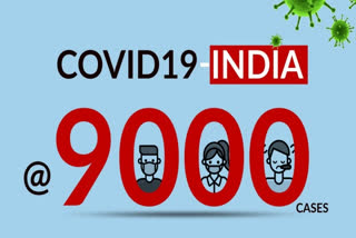 9000 COVID-19 ৰ পজিটিভ কেচ ভাৰতত