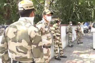 CISF personnel now take over after RAP for tight execution of lockdown in Surat