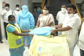 Provision of PPE kits for sanitation workers