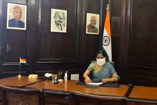 Finance Minister Nirmala Sitharaman begins work from office