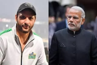 shahid afridi comment against modi government on india pakistan series issue