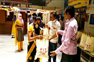 distribution of essentials to 600 people: pvt market