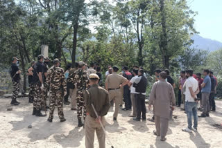 Fight between Kashmiris and locals in Mandi