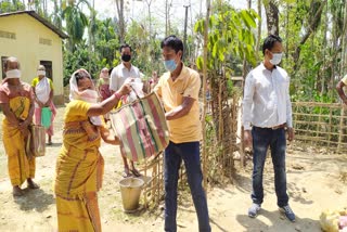 Relief during lockdown in kokrajhar