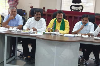 Minister BCPatil Meeting with officials in Kolar