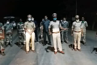 SPECIAL POLICE PATROLLING at Manthani in Peddapalli district