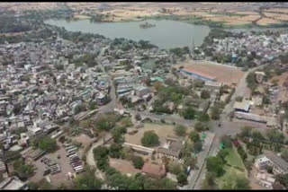 drone shots of lock down in dhar