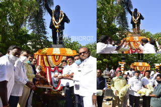 BBMP celebrated the Dr BR Ambedkar jayanti very simple