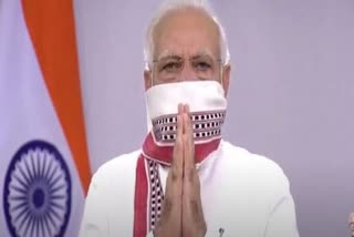 After home-made mask, Modi opts for 'Gamcha' during address to countrymen