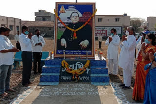 Ministers have celebrated Ambedkar Jayanthi in chikkodi