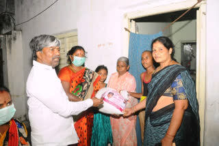 Telangana Deputy  Speaker Padmarao goud Helping poor families