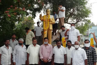 ambedkar birthday celebrations at anaparthi in eastgodavari