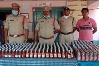 baneed alcohol seized in Krishna dst chtrayamandal