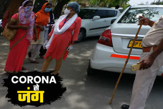Corona positive report of 9 people has come in Noida