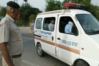 private ambulance big negligence in sonipat during lockdown