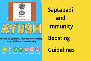 COVID-19 & Lockdown:  Ministry of Ayush on Saptapadi and Immunity Boosting Guidelines