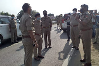 The IG of the Banaras Range examined the Bihar UP border