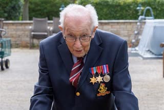 99-year-old war veteran raises 1.5m pound for UK health workers