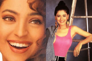 Juhi chawla, sonali bendre, Juhi chawla and sonali bender shares throwback pictures, जूही चावला, सोनाली बेंद्रे, जूही ने साझा की थ्रोबैक तस्वीर