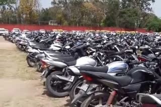 3300 vehicle impound by Chandigarh police