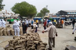 farmers voilated social distance in gohana