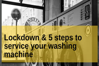 Five steps to service your washing machine amid lockdown