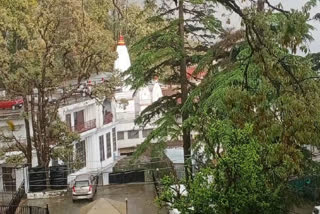 rain in Mussoorie