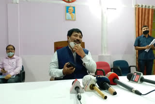 State agriculture minister Atul Borah meet in a meeting in Tezpur