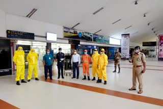 Disinfection are being carried out at Airports and cargo