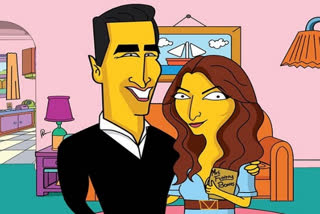 Twinkle-Akshay veer to The Simpsons world