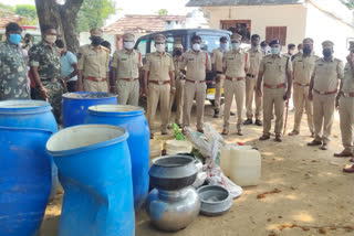 Police raids on Gudumba bases in Janagama district