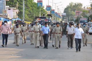 March fast by police and health personnel to raise awareness of lockdown