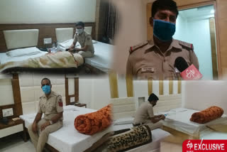 Madhu Vihar thana police shifted to guest house over social distance in delhi