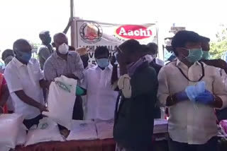 Aachi Masala gave the needful essentials to Poor People in Thiruvallur